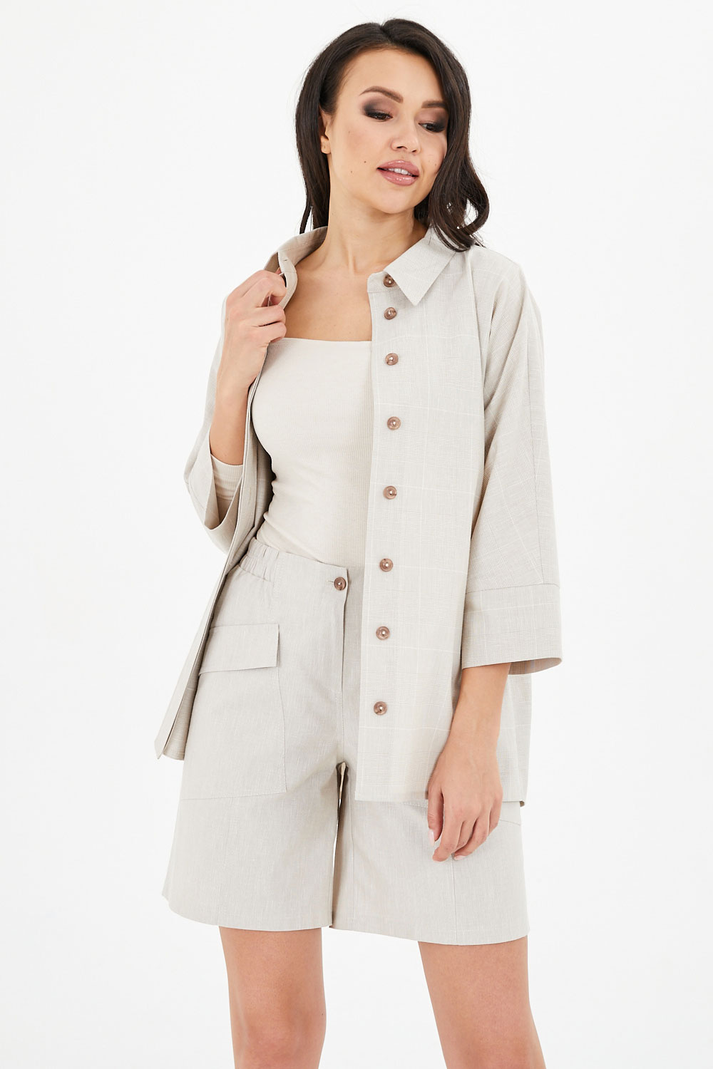 шорты 6-237-48_64 беж