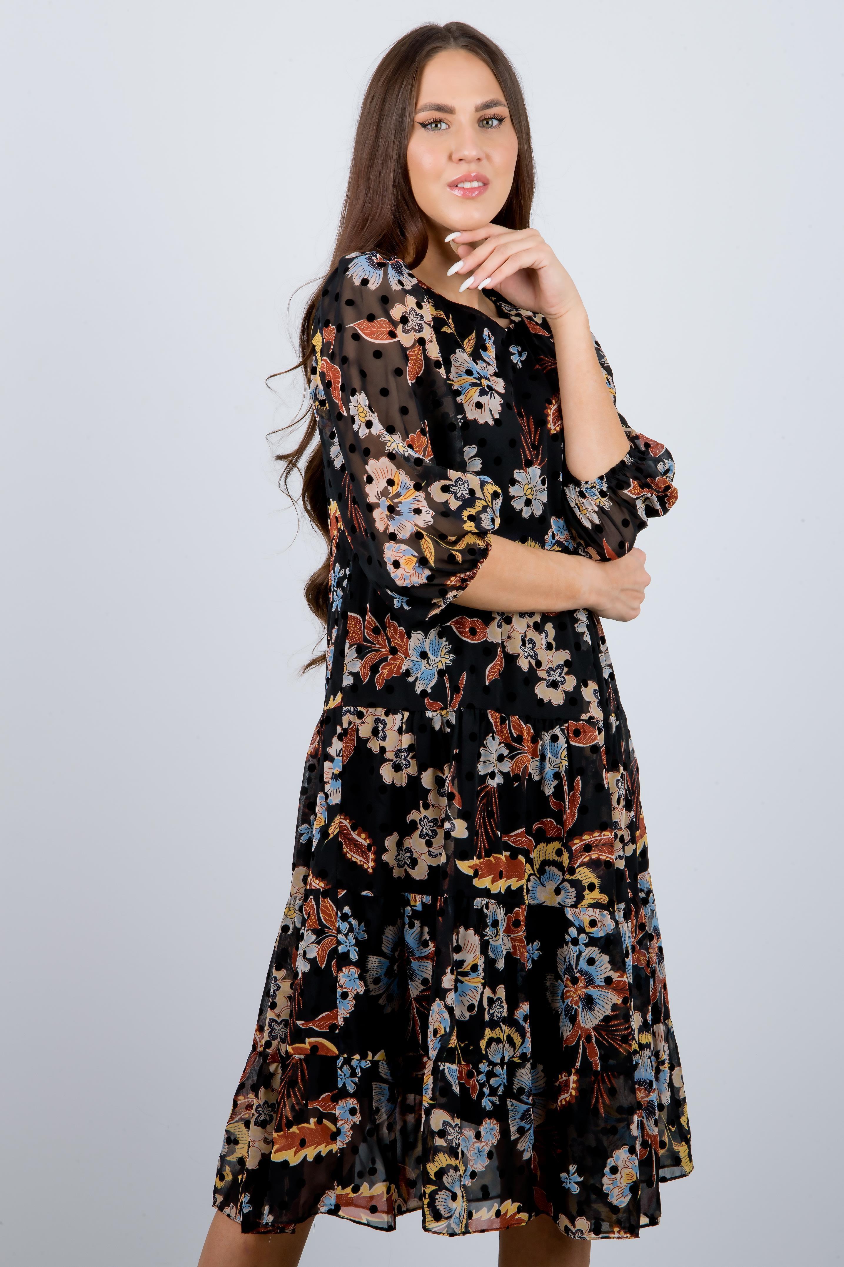 платье т2068 siyah