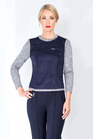 джемпер Б60.119.27 Фьорд*17 3054*9 синий  оптом