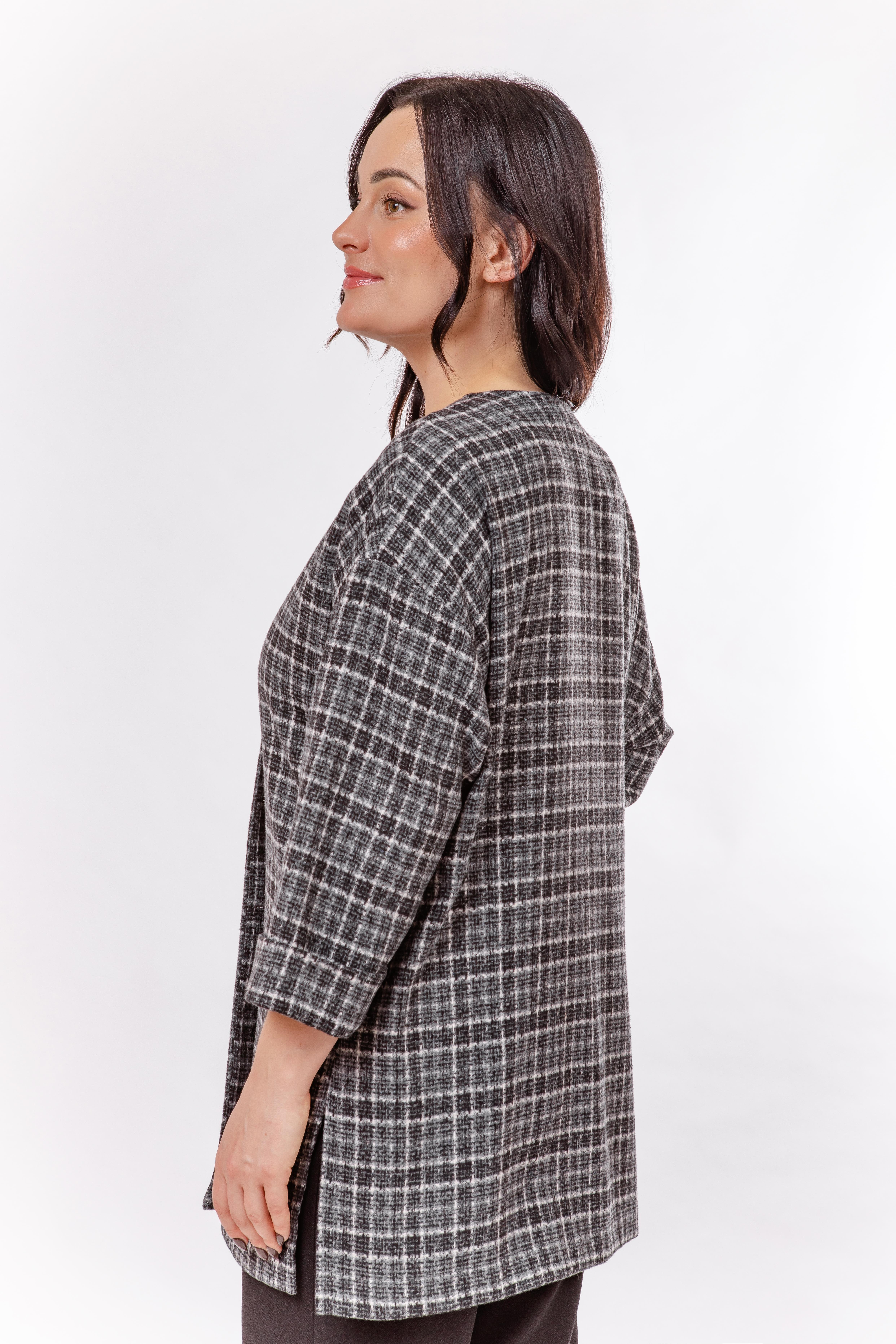 кардиган П16-871 серый