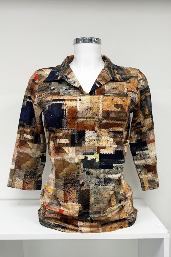 джемпер Л2026 пэчворк