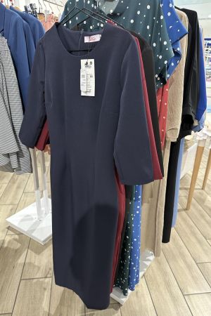 платье А.123-2 синий  оптом