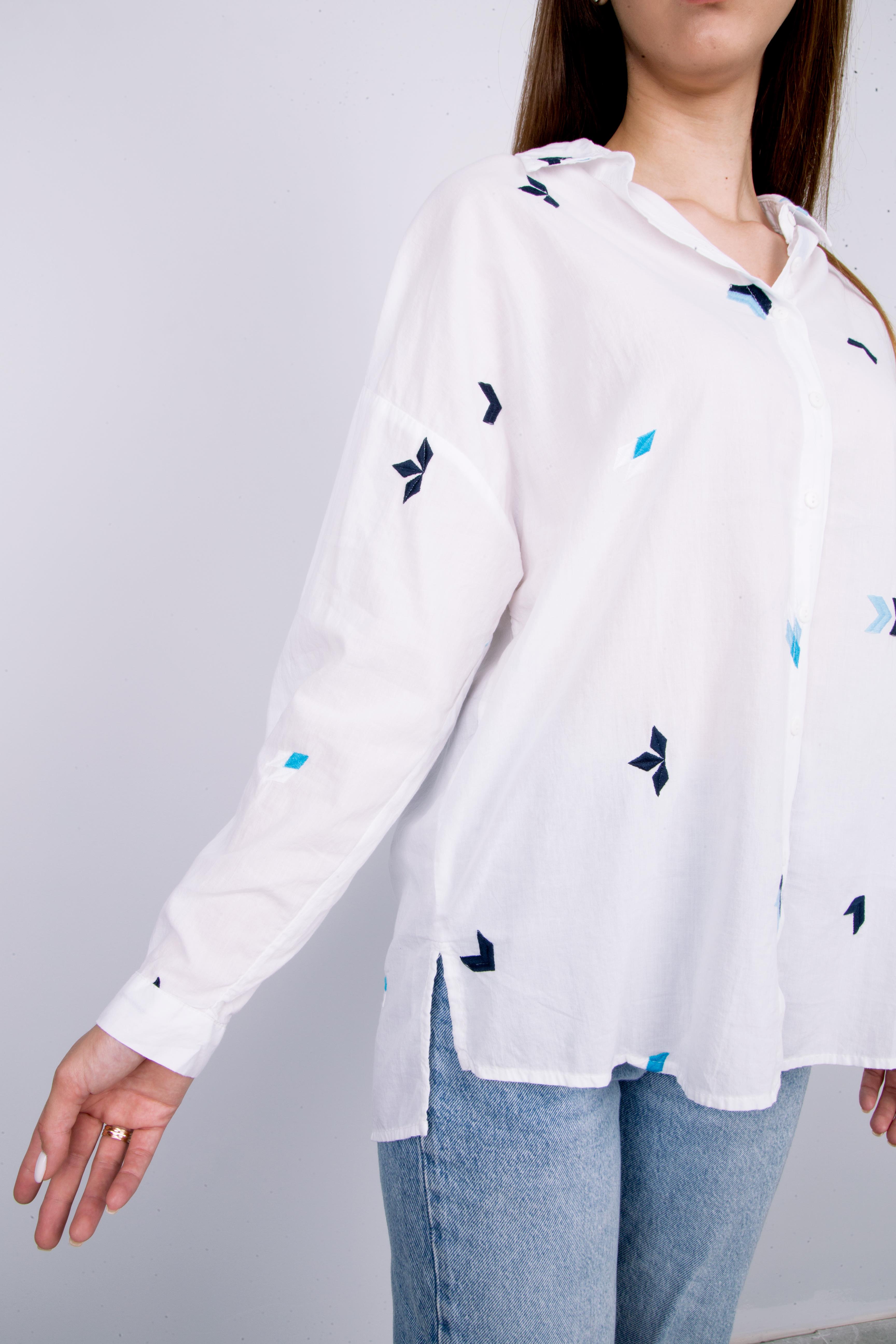 рубашка АН3799 1.белый