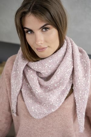 косынка 8.716-6*50 розовый snood  оптом