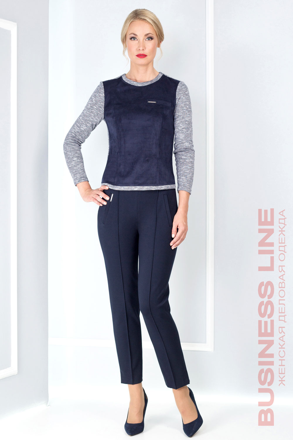 джемпер Б60.119.27 Фьорд*17 3054*9 синий