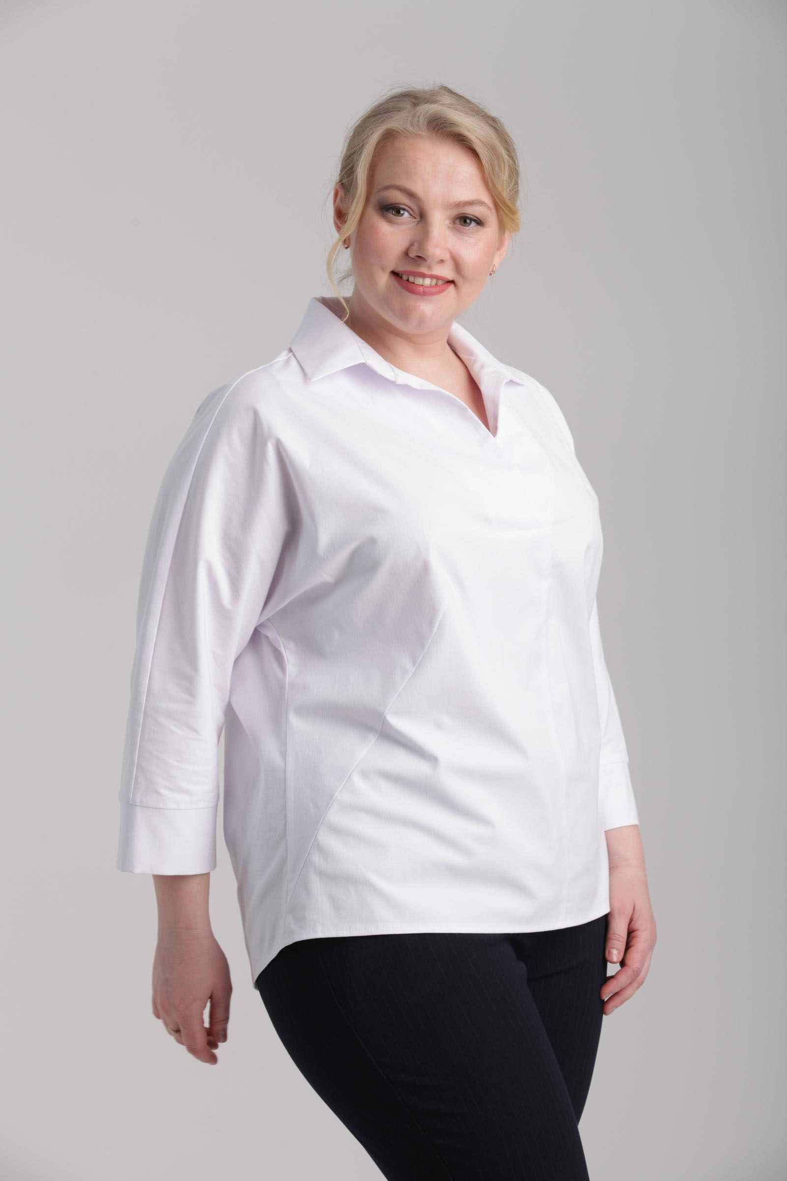 блузка Л623 белый