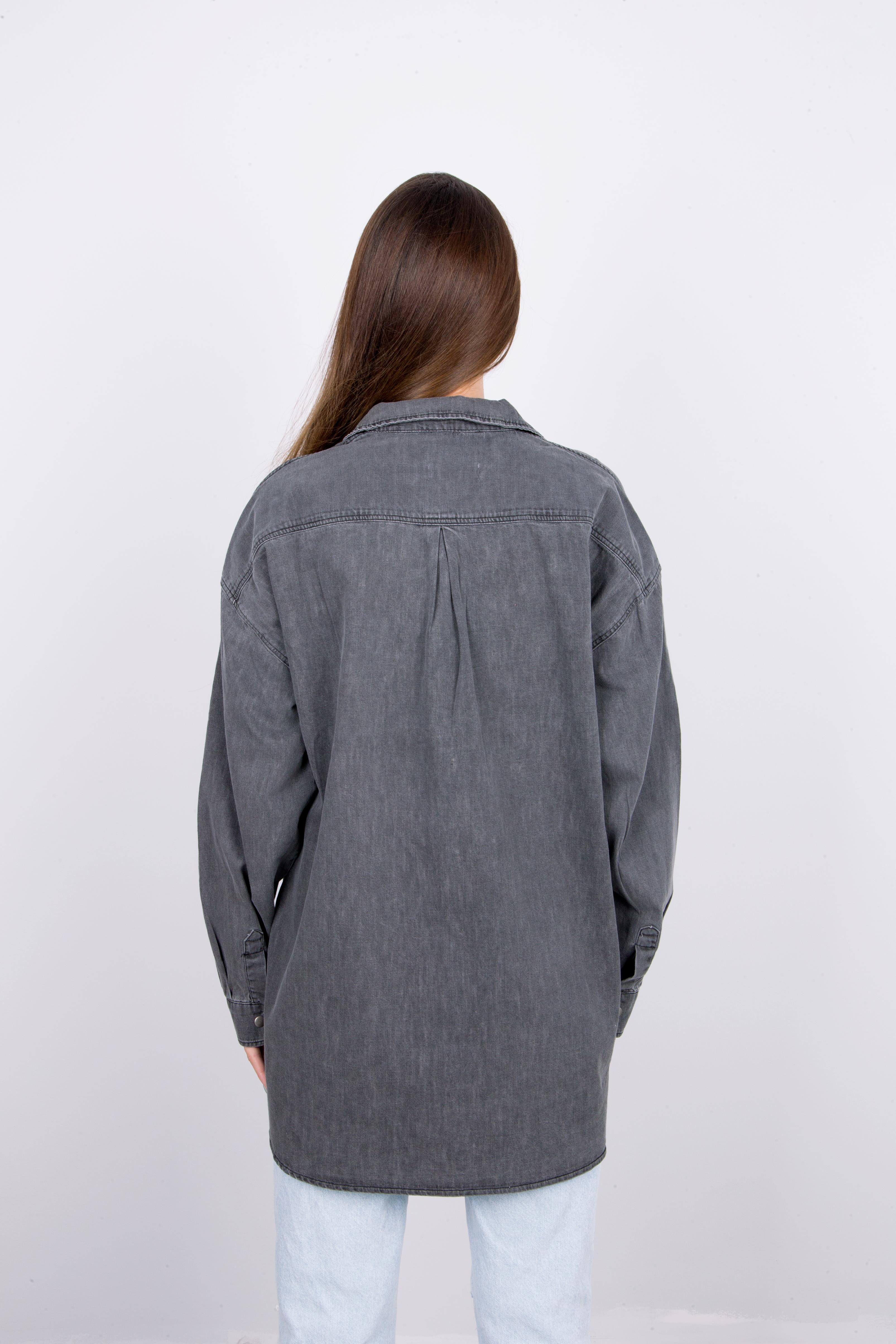 рубашка АН2087 1.тёмно-серый