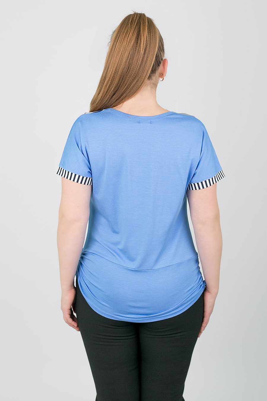 блуза ф232209*20 голубой