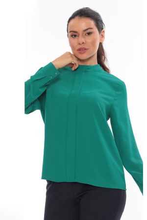 блузка т029-5203 benetton (яр. зел.)  оптом