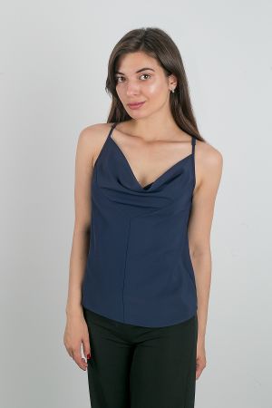 майка т95114 темно-синий  оптом