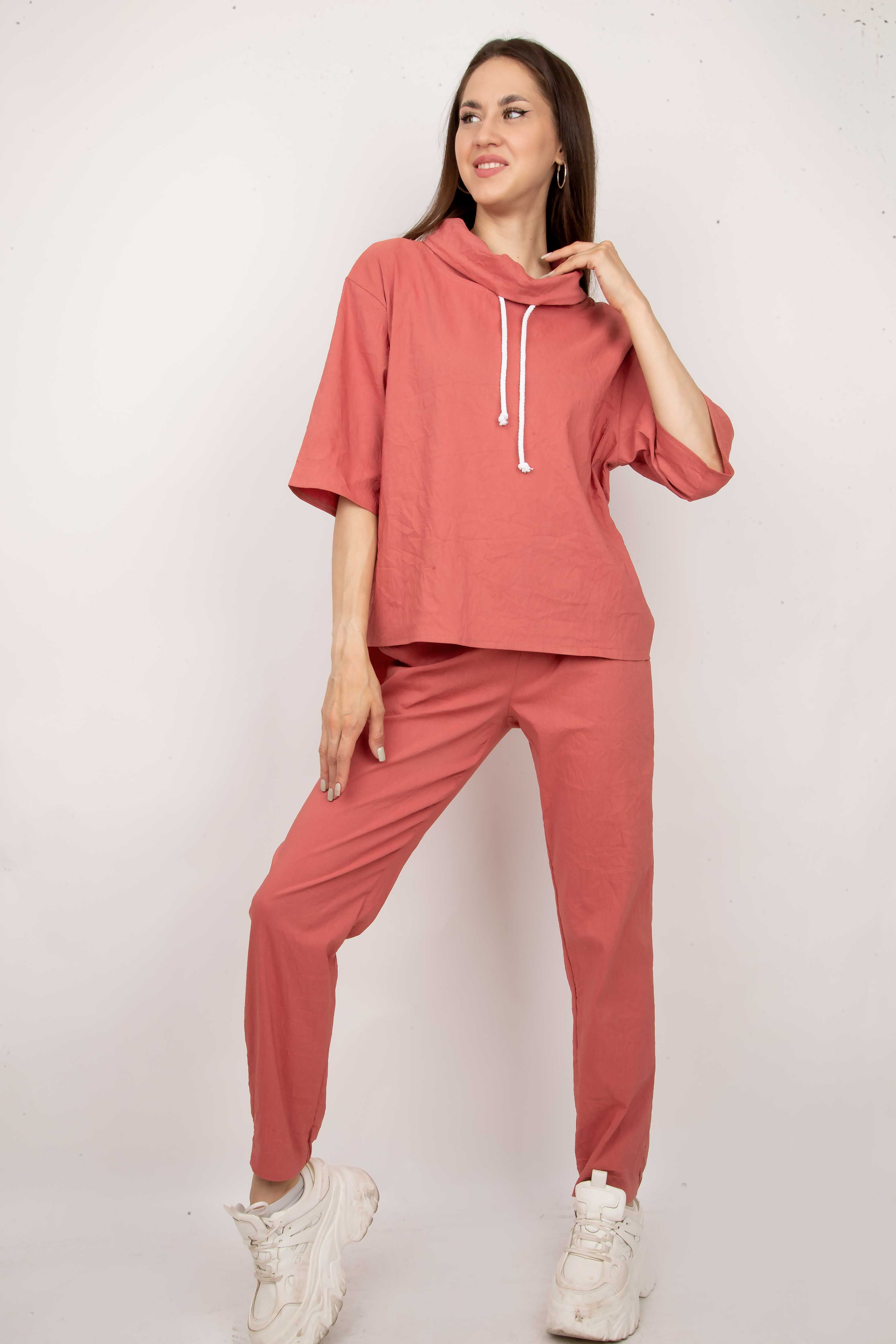 брюки Л609-2 стрейч_256 амарант Tropic