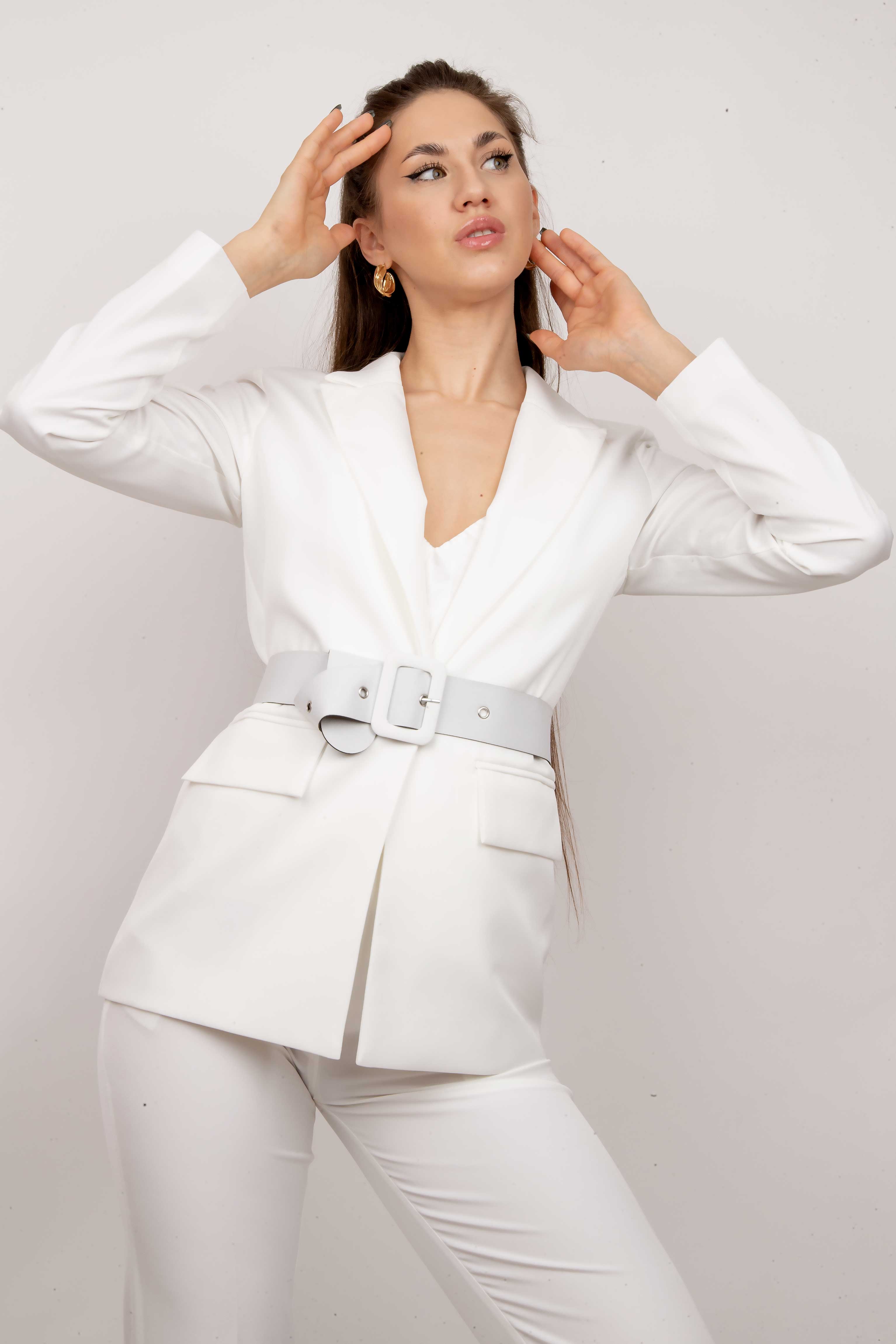 пиджак+брюки А.525_4 белый