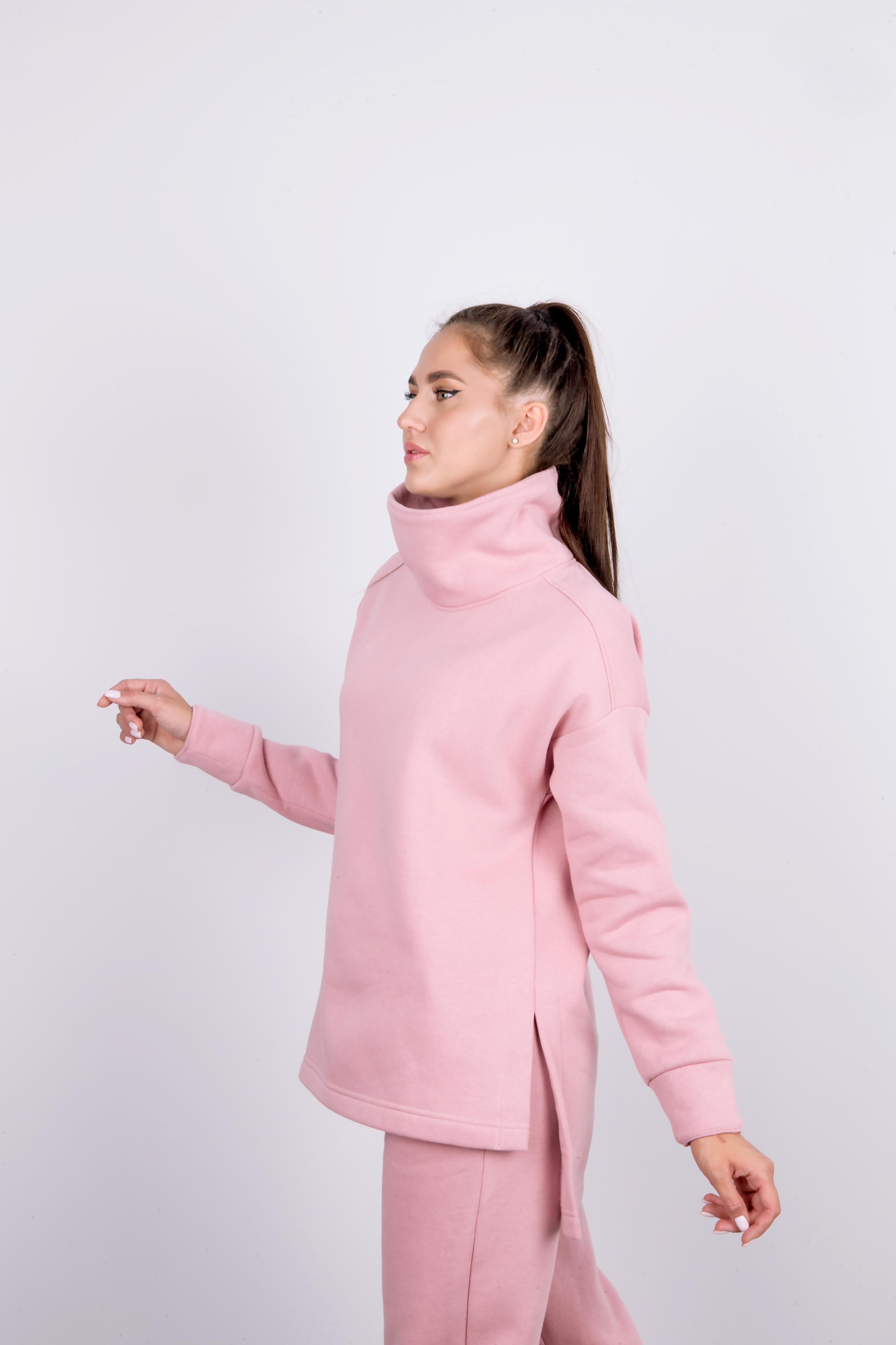 Костюм Л938-939 футер утепл. розовый snowtrend