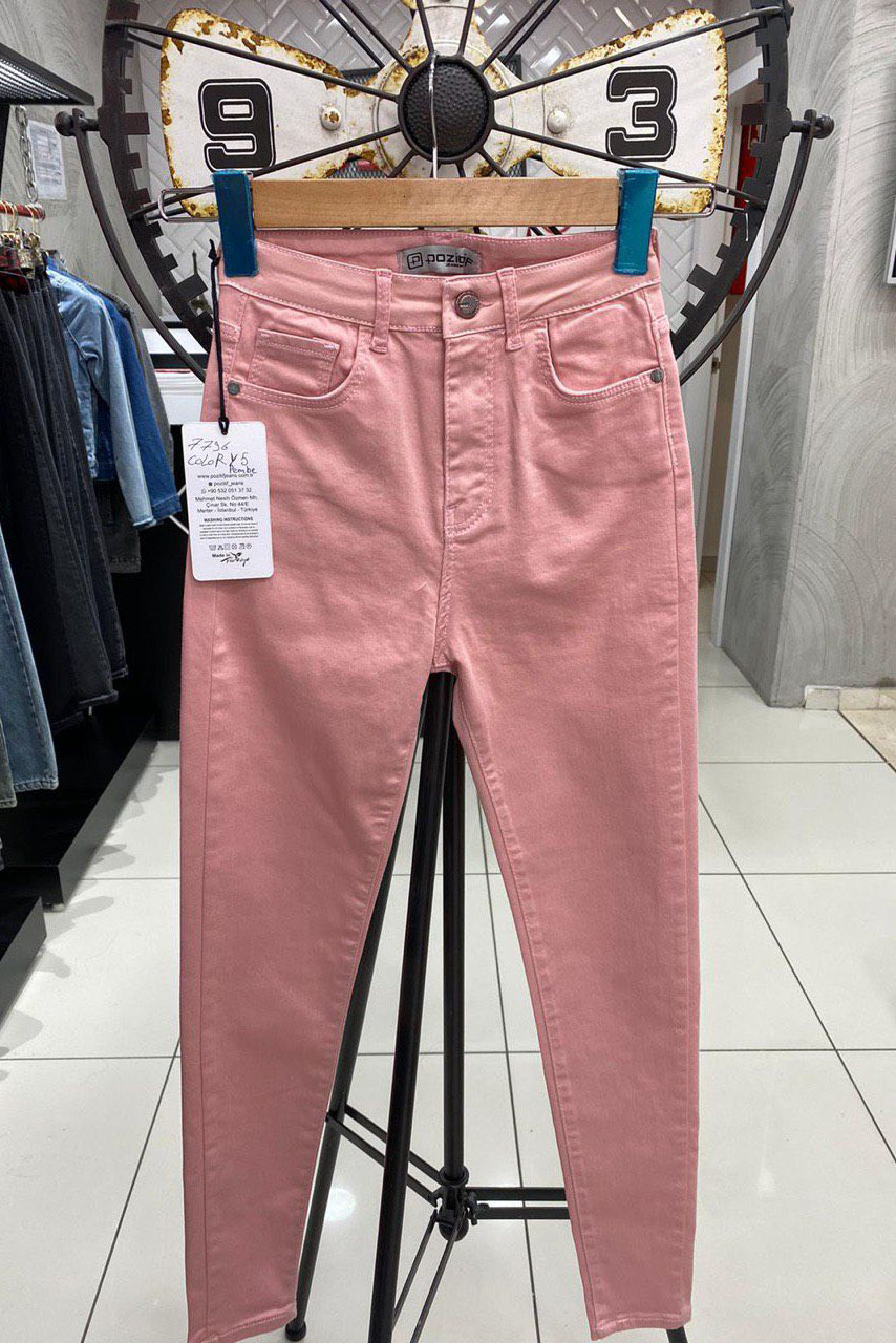 джинсы АН7796*20 розовый