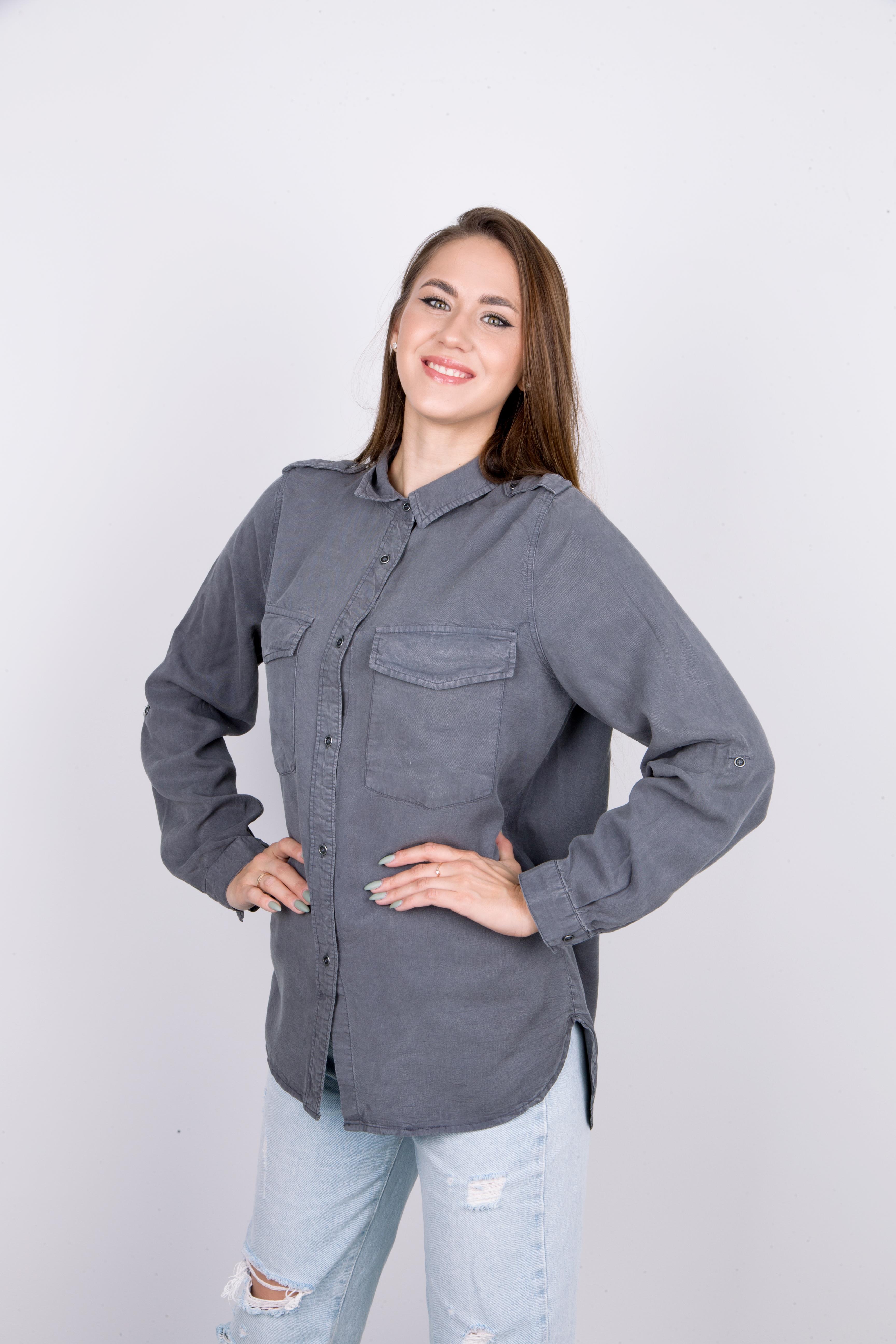 рубашка АН3722-1 4.антрацит